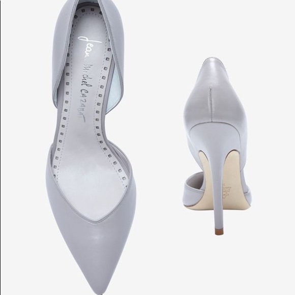 Jean-Michel Cazabat Grey Ebba D'orsay Pumps - Picture 2 of 7